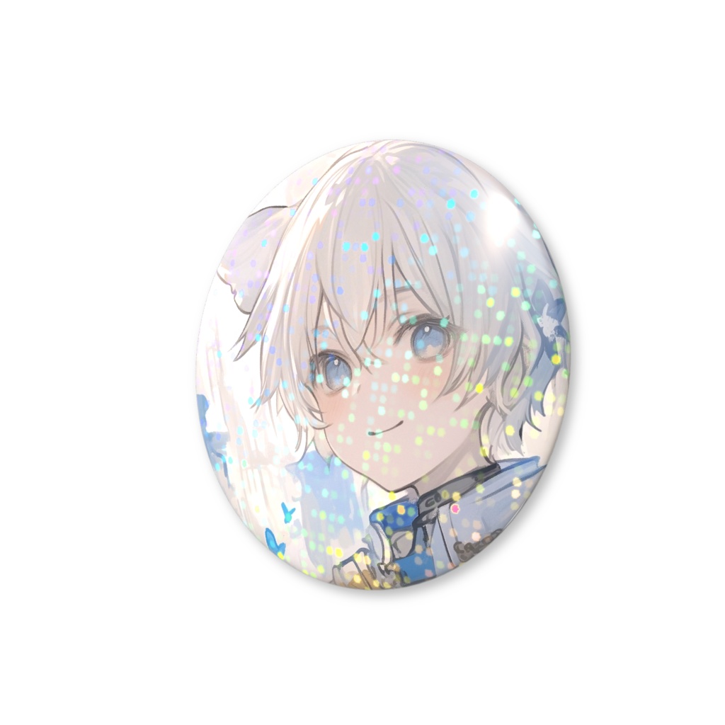 ホログラム缶バッジ