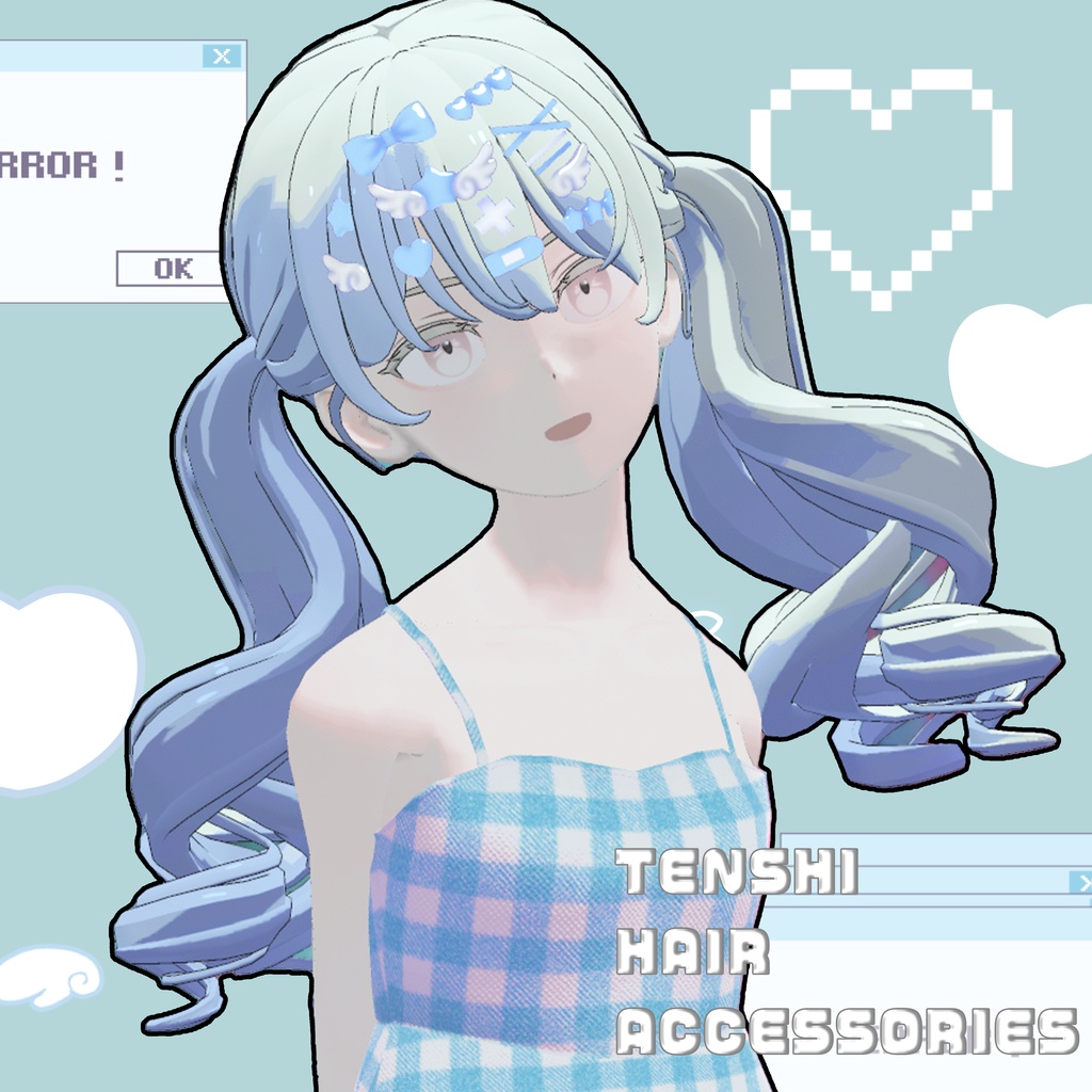 tenshi hair accessories