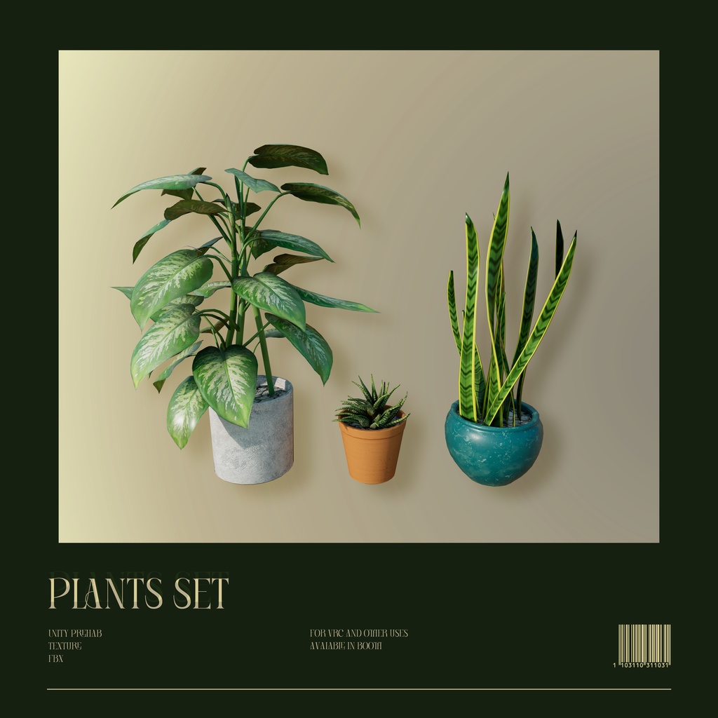 plants set