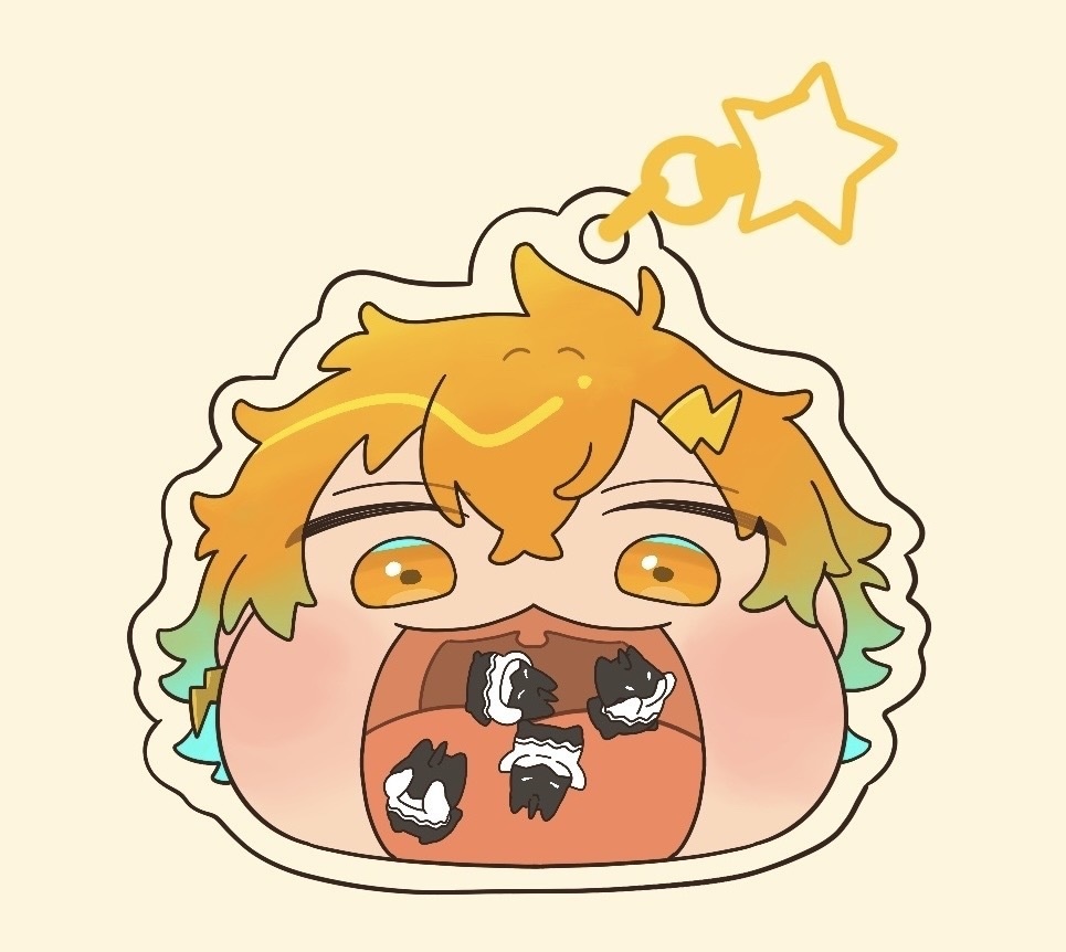 宇佐美のキューアグシャカシャカアクキー