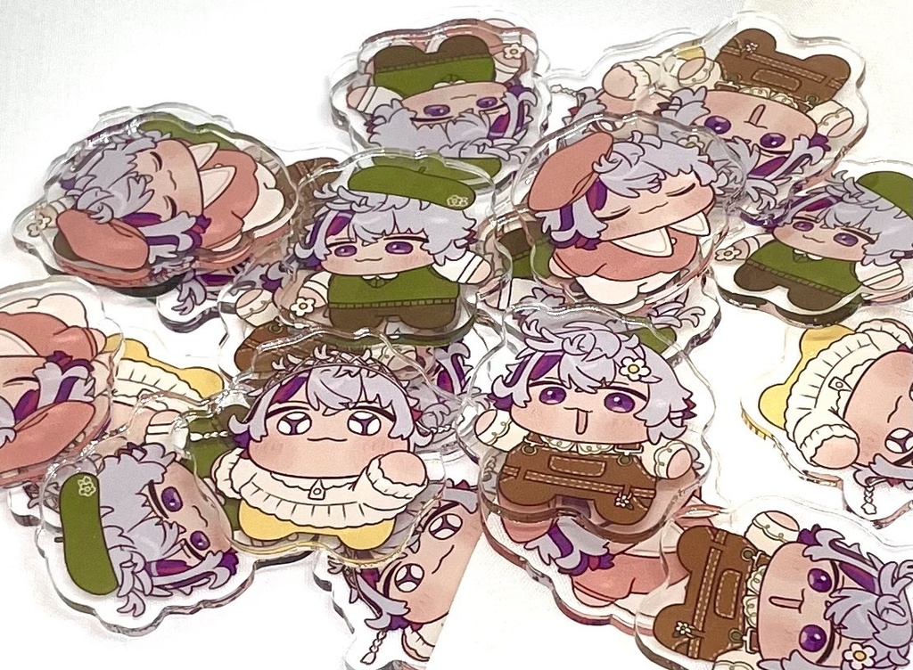 【非公式】アクリルパーツ(春っぽ捏造衣装ふわ)
