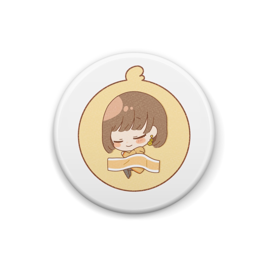 【あのうの】ちょっとまってね缶バッジ【あのうのチャンネル】