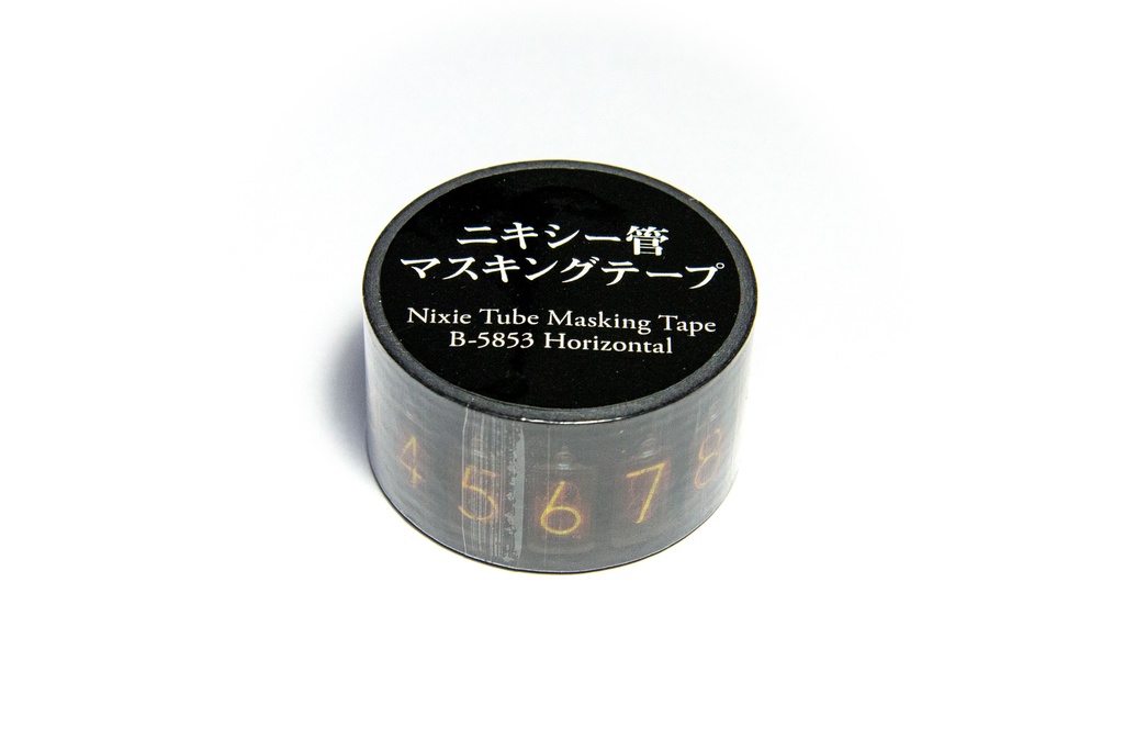 ニキシー管マスキングテープ(横)