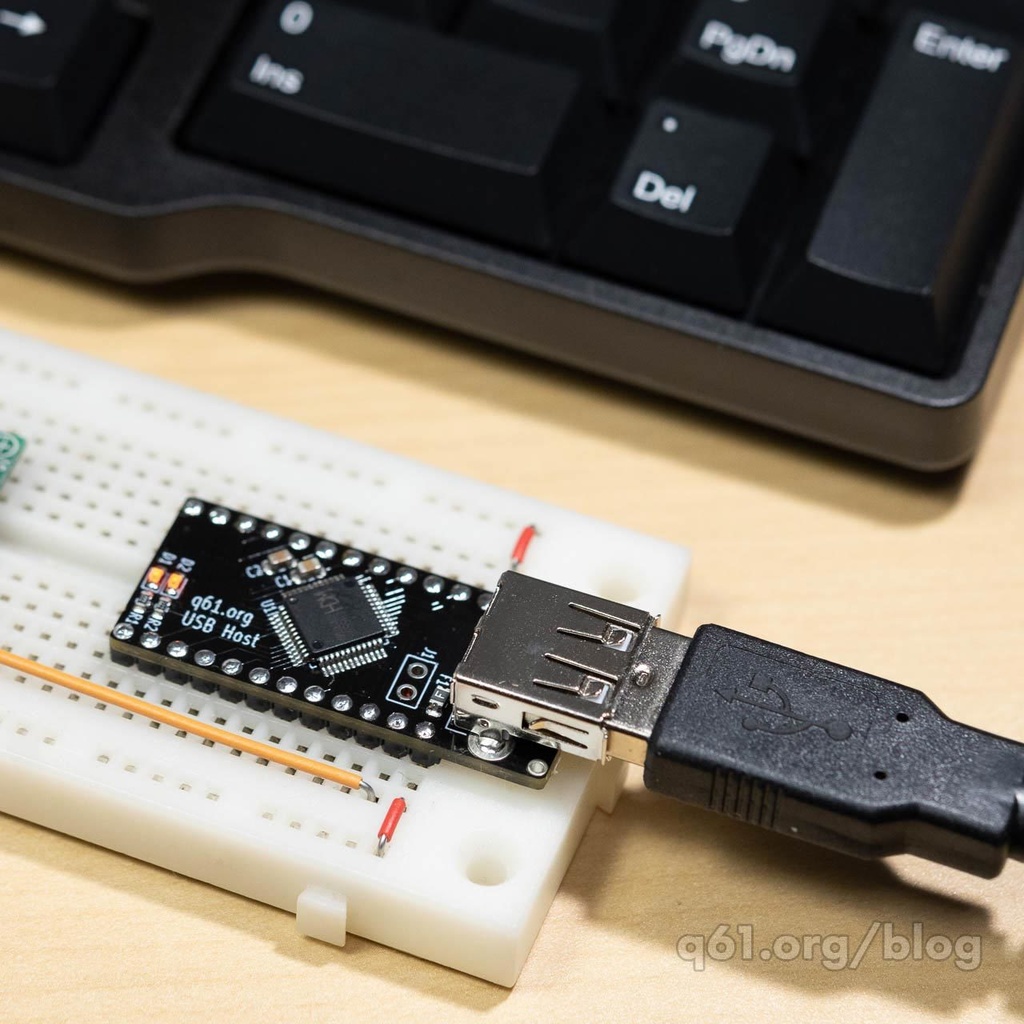 かんたんUSBホスト(HIDキーボード用)