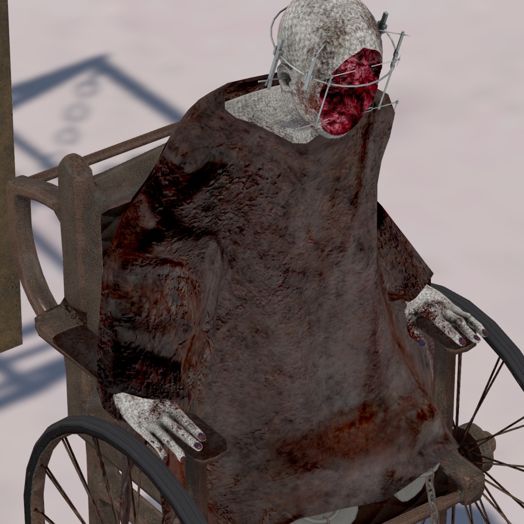 オリジナル3Dモデル「Blindness Sisters」