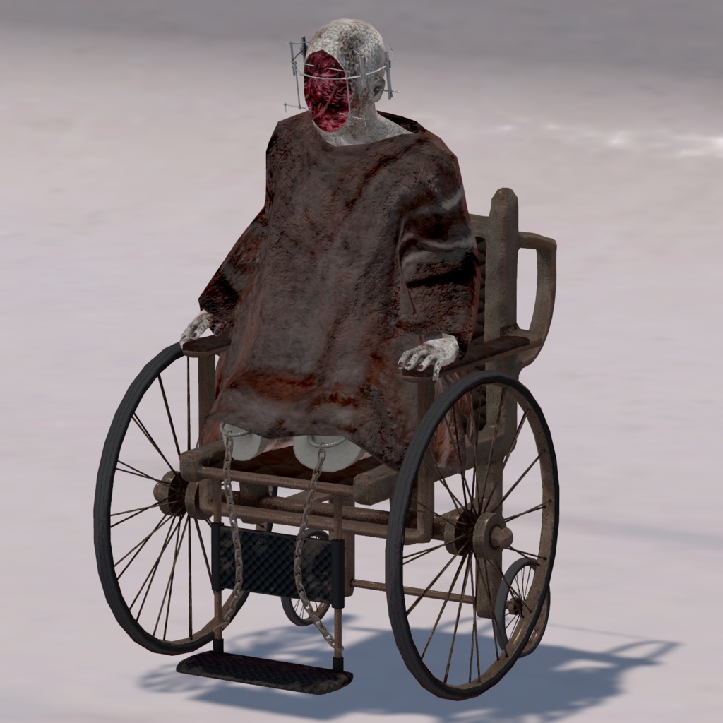 オリジナル3Dモデル「Blindness Sisters」