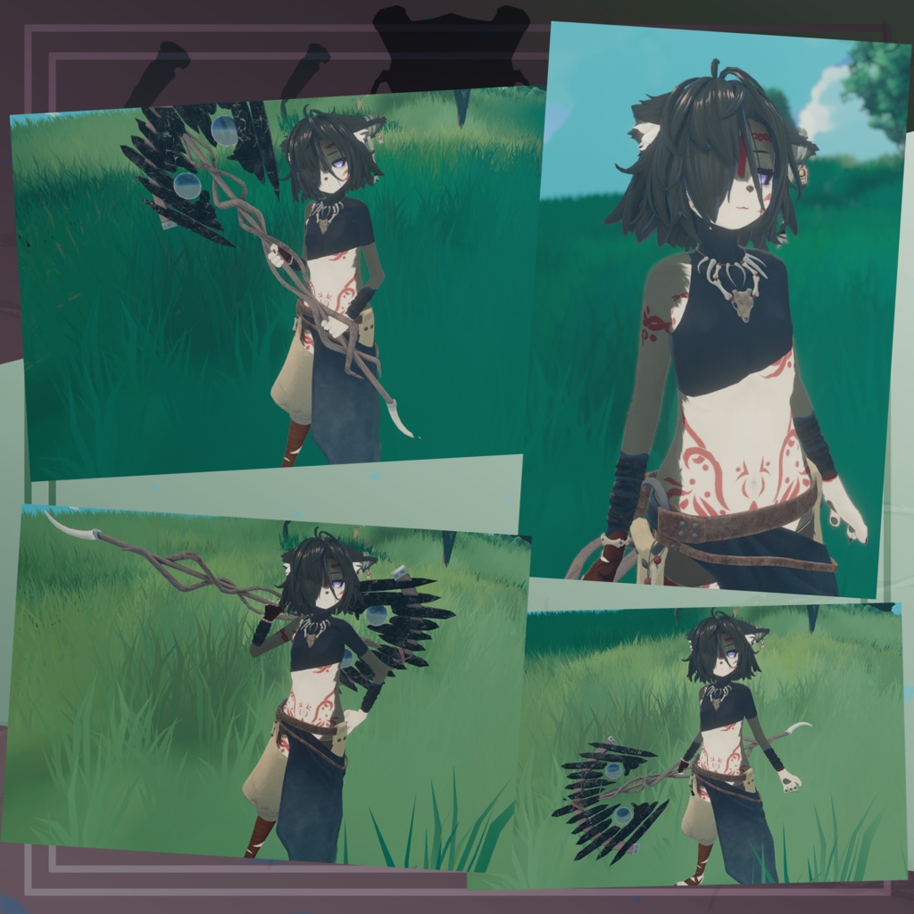 【トウガ・トゥエル専用衣装】若き呪術師衣装+杖・煙管