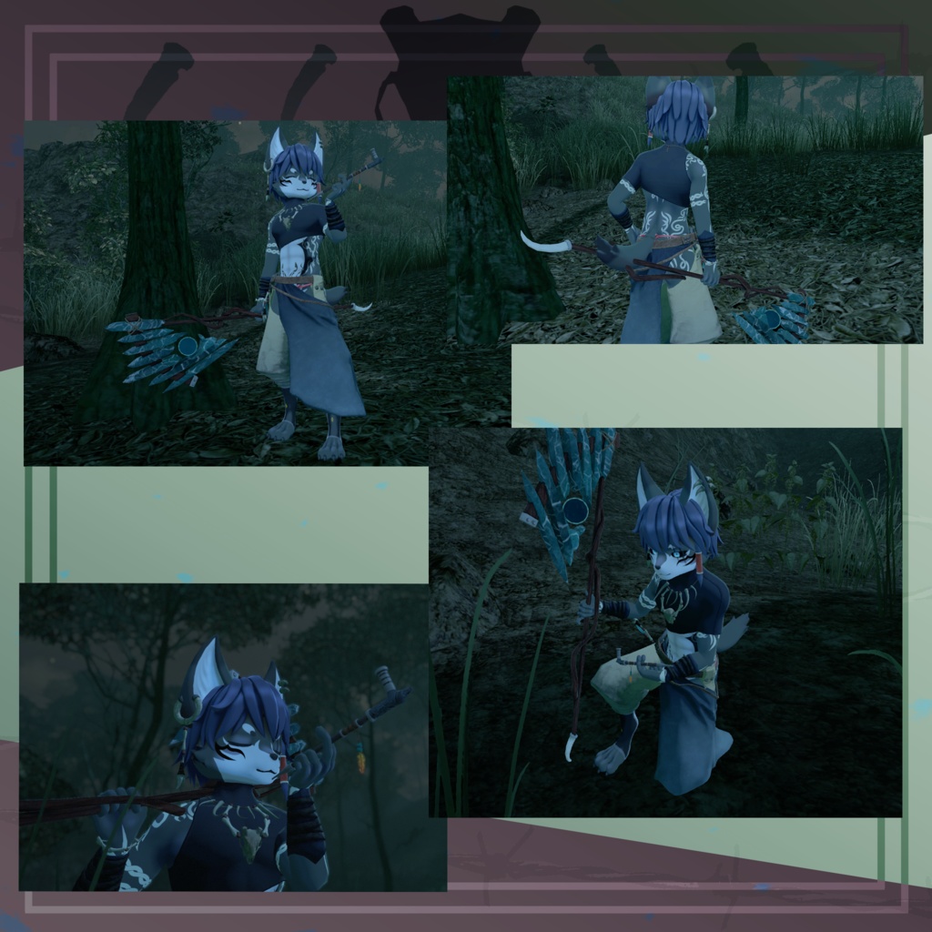 【トウガ・トゥエル専用衣装】若き呪術師衣装+杖・煙管