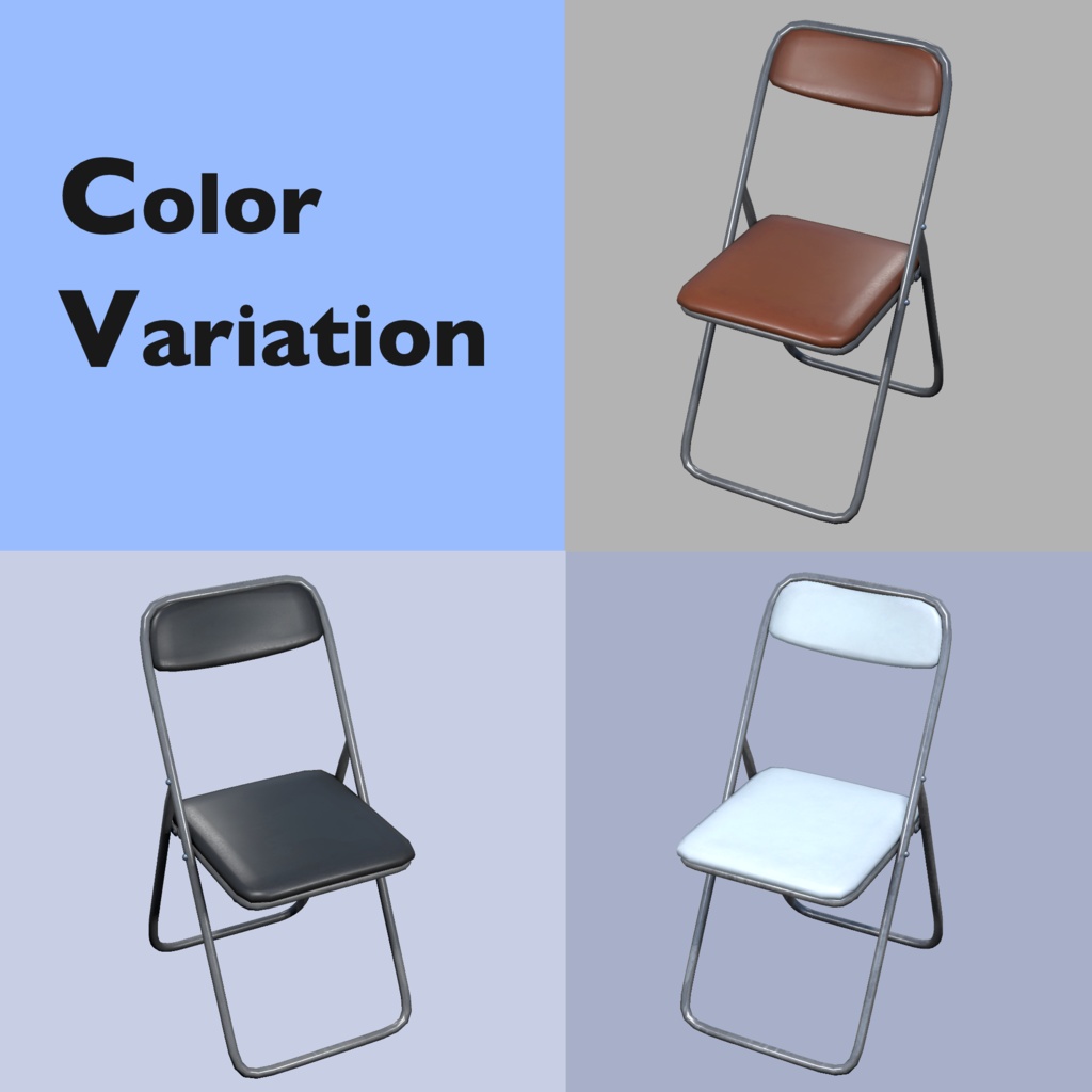 【Chair Collection】40種類(10モデル×4パターン)