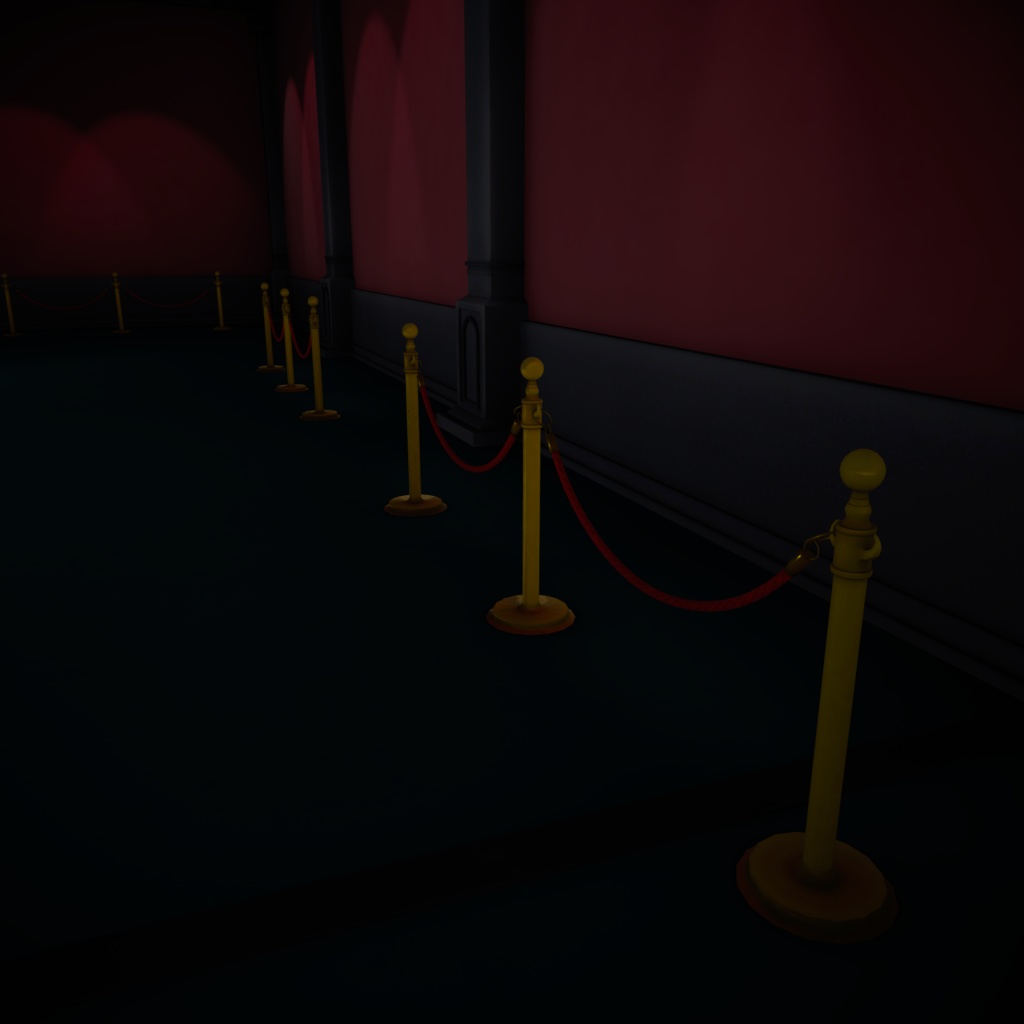 【3Dワールド】White/Dark Museum