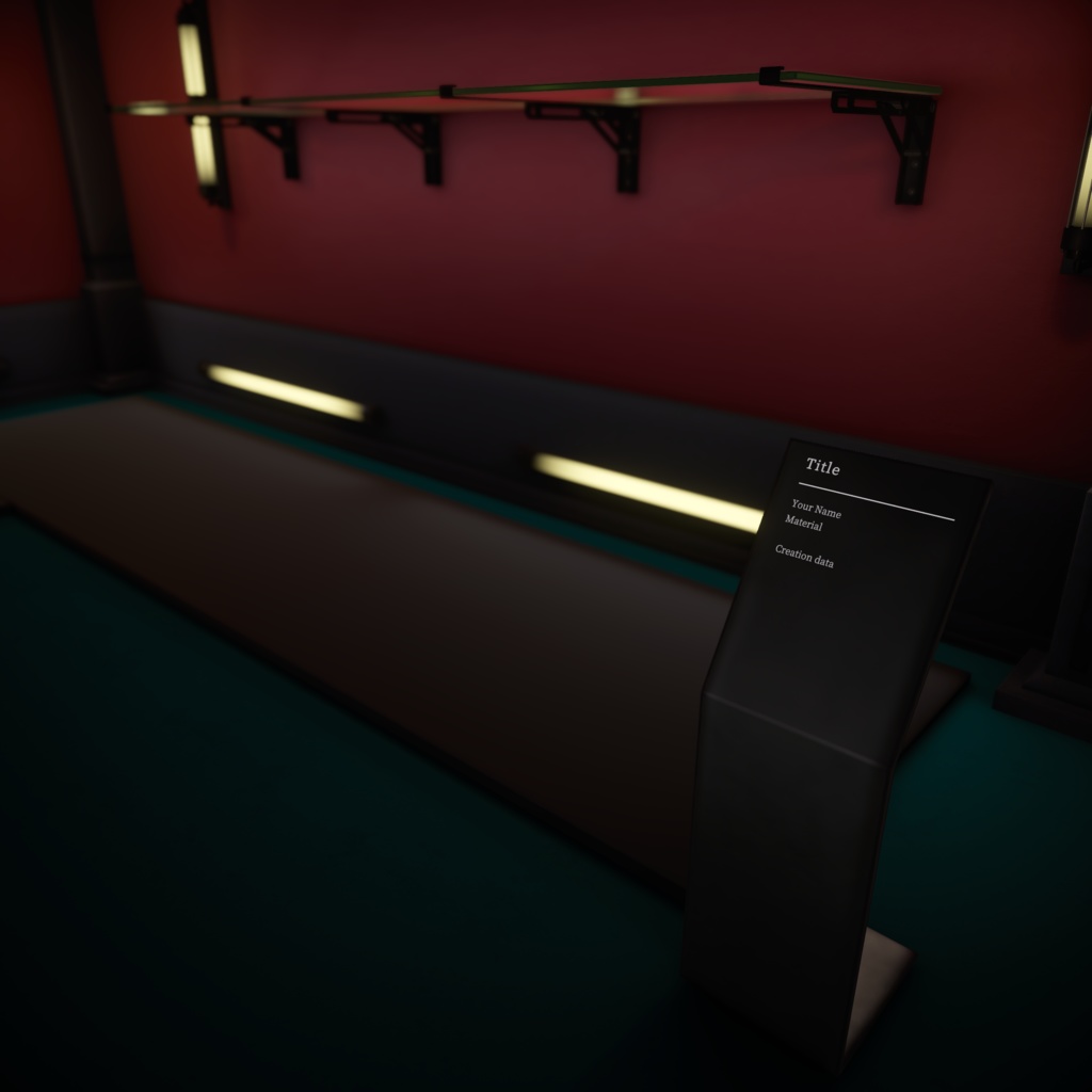 【3Dワールド】White/Dark Museum