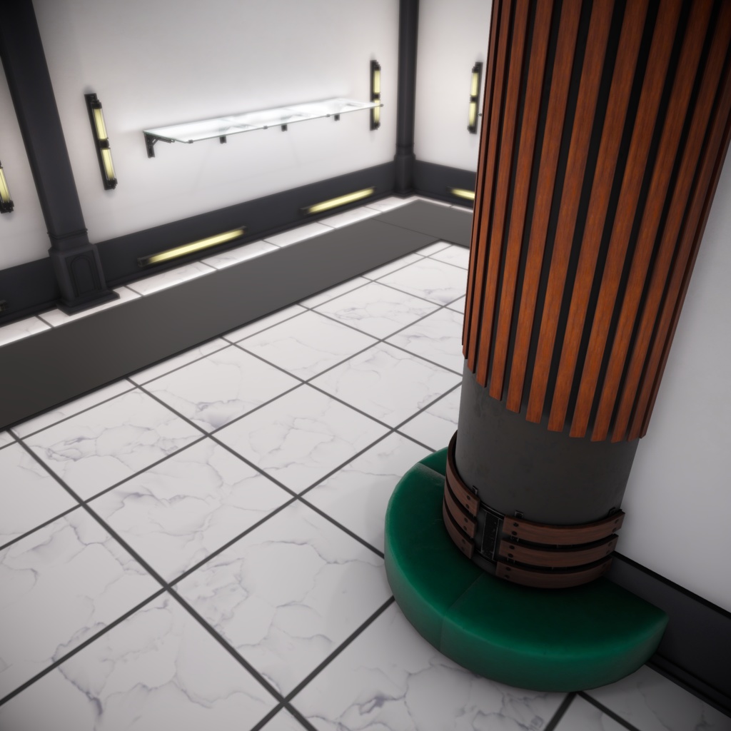 【3Dワールド】White/Dark Museum