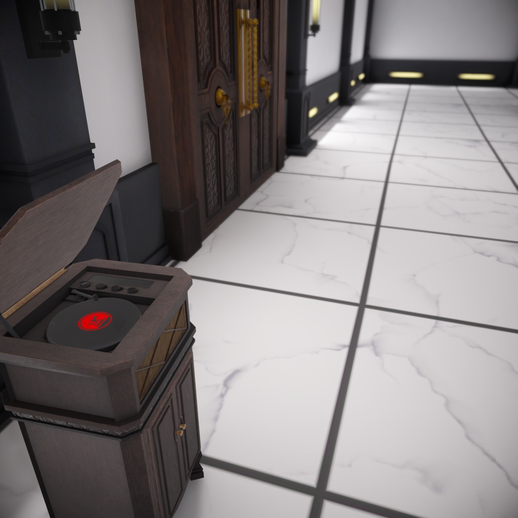 【3Dワールド】White/Dark Museum