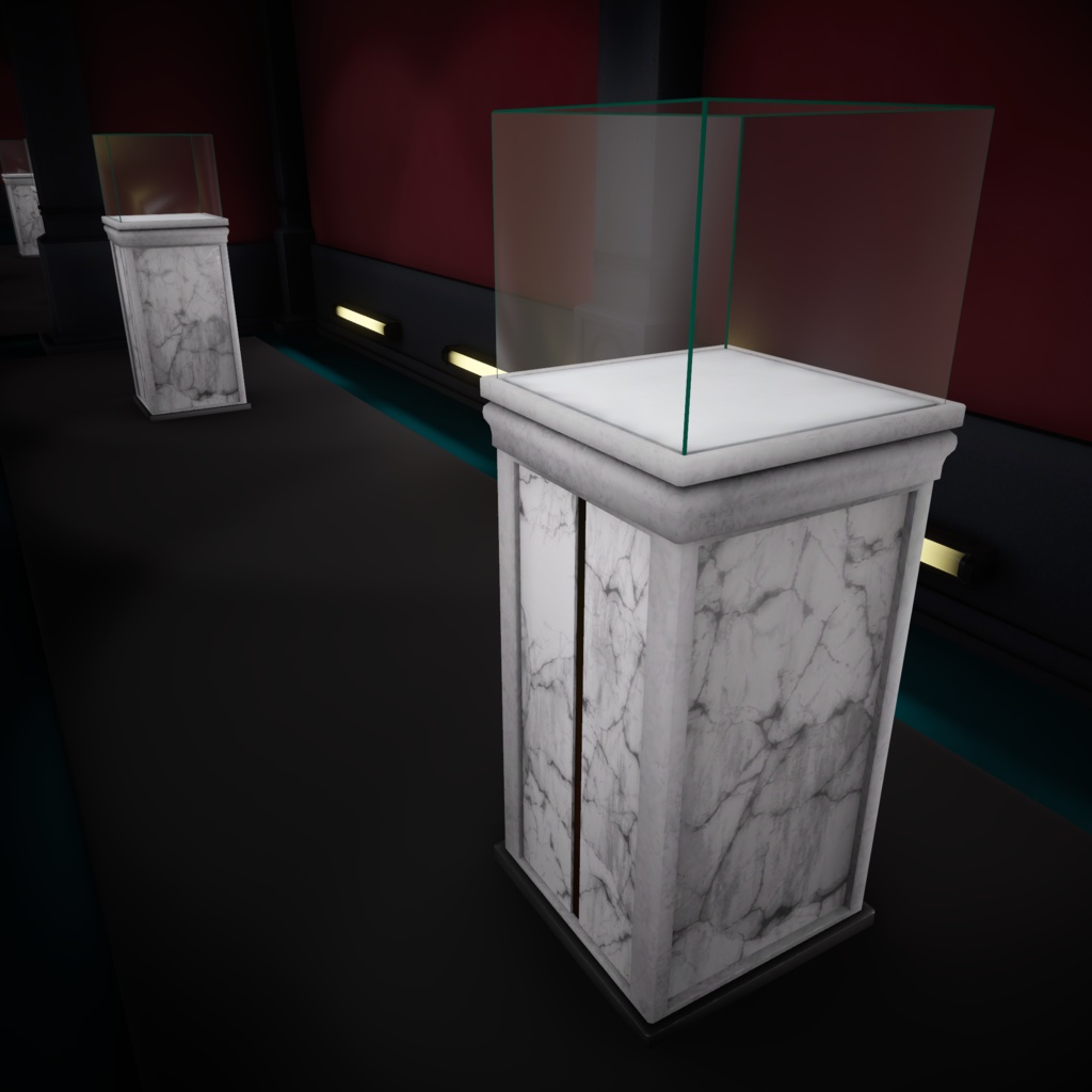 【3Dワールド】White/Dark Museum