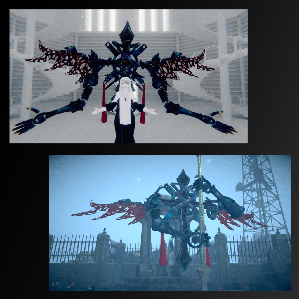 【オリジナル3Dモデル】天罰の僕