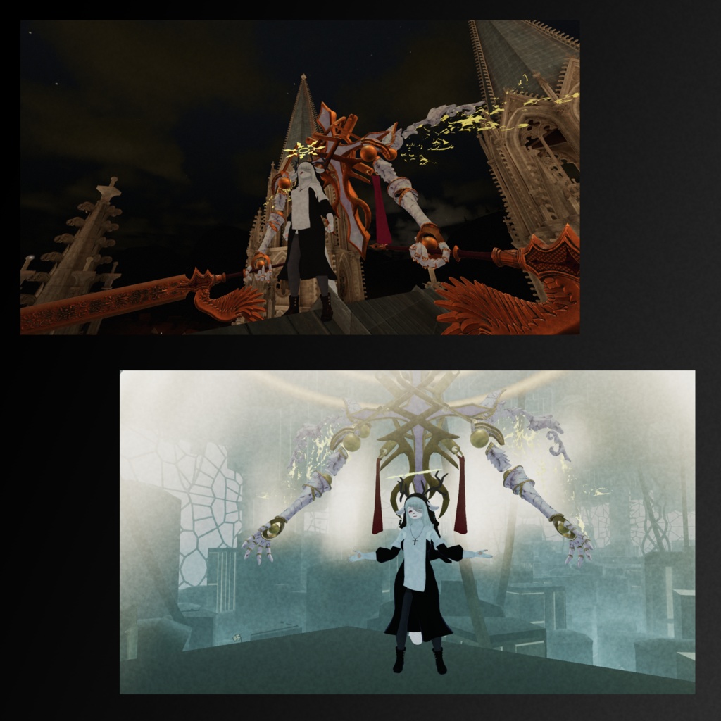 【オリジナル3Dモデル】天罰の僕