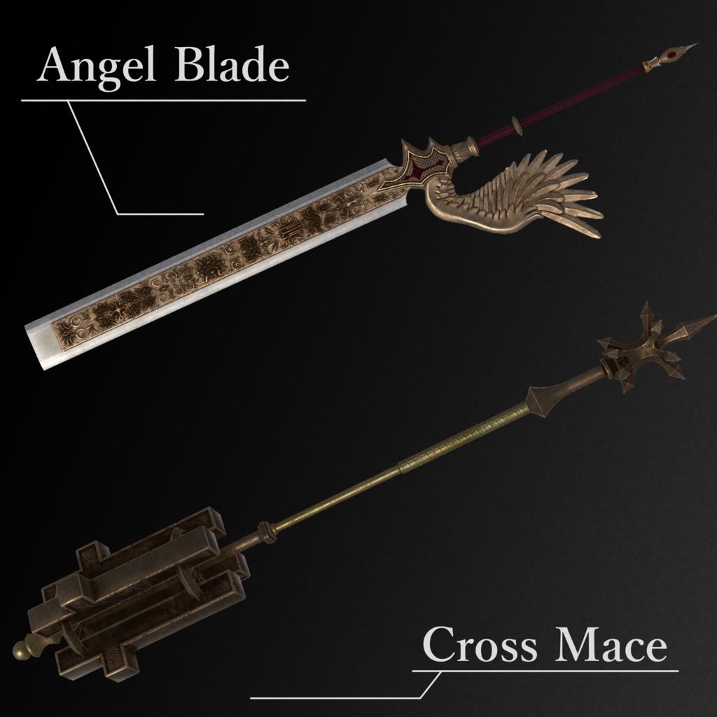 【オリジナル3Dモデル】天罰の僕