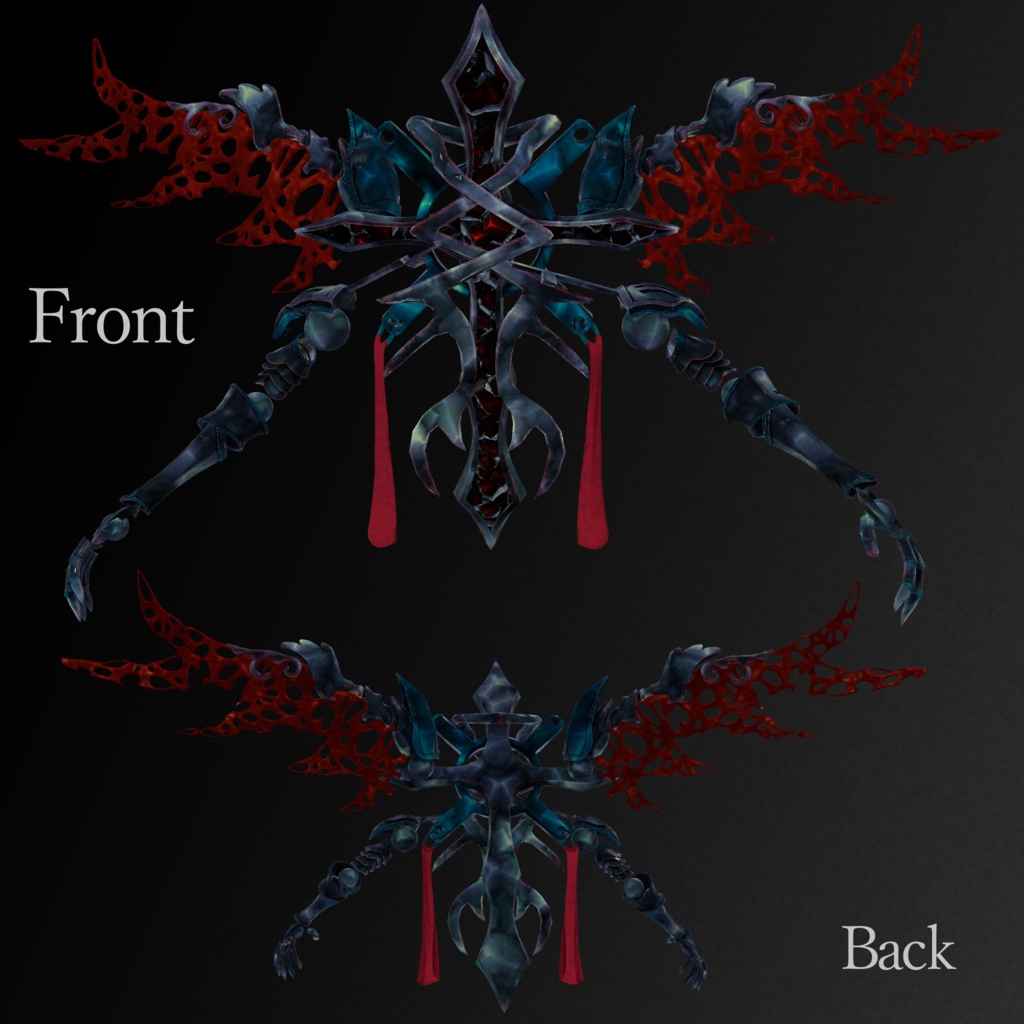 【オリジナル3Dモデル】天罰の僕