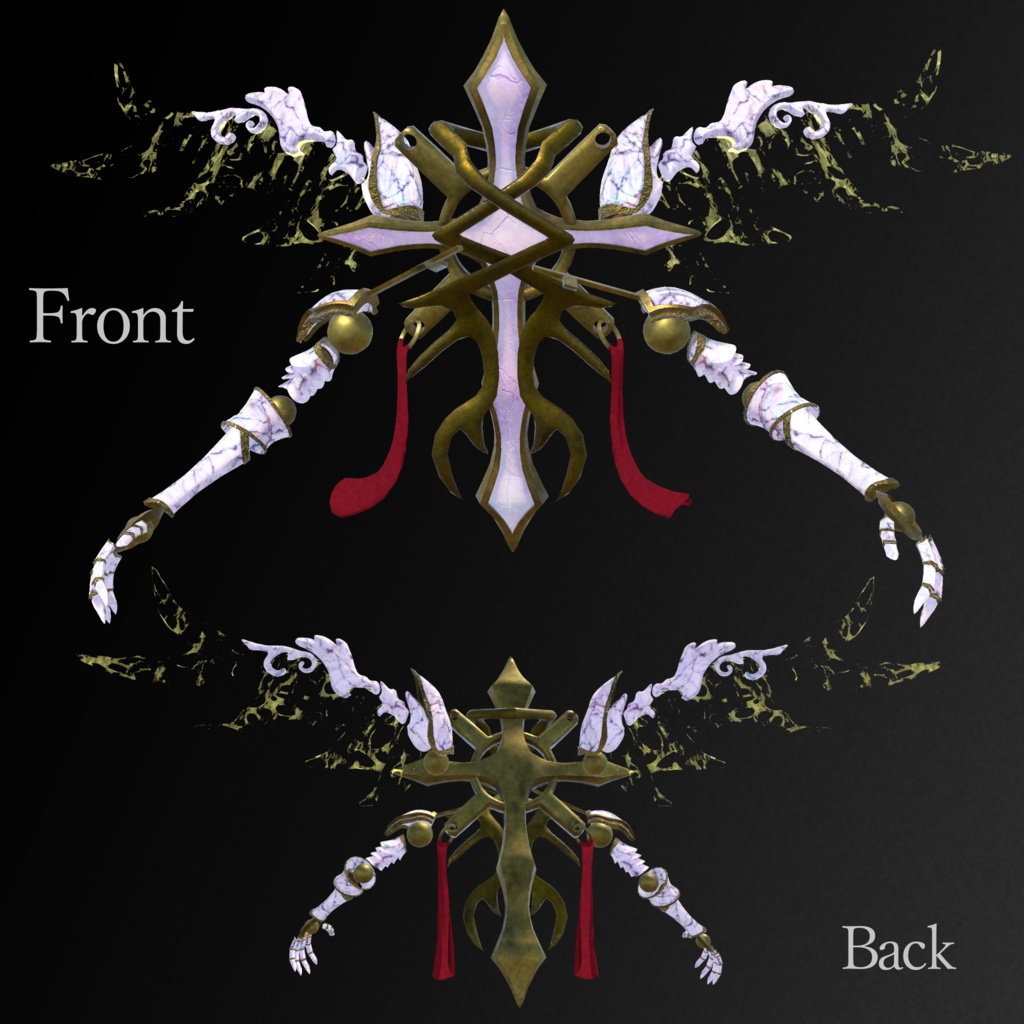 【オリジナル3Dモデル】天罰の僕