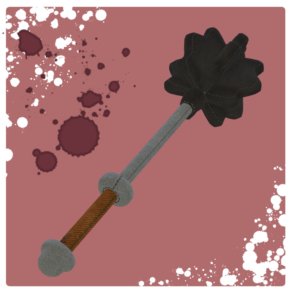 【3Dモデル】メイスのぬいぐるみ