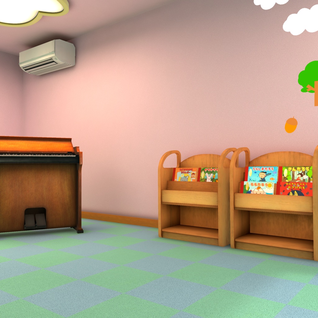 オリジナル3Dモデル「VRC立しゅうまつ保育園」