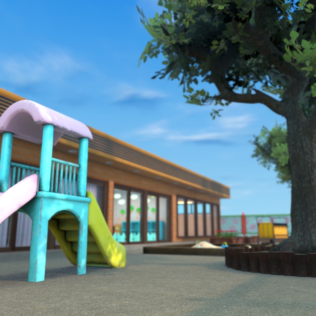 オリジナル3Dモデル「VRC立しゅうまつ保育園」