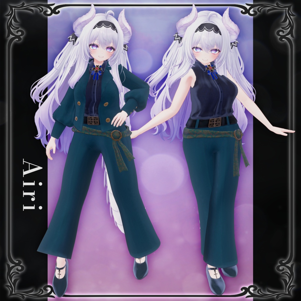 【4アバター対応】カジュアルスーツ「Cross Silhouette」