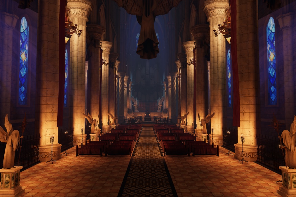 オリジナル3Dモデル「The Gloam Cathedral」