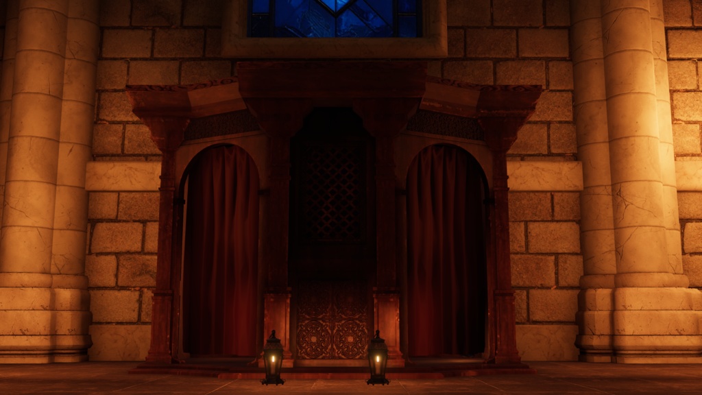 オリジナル3Dモデル「The Gloam Cathedral」