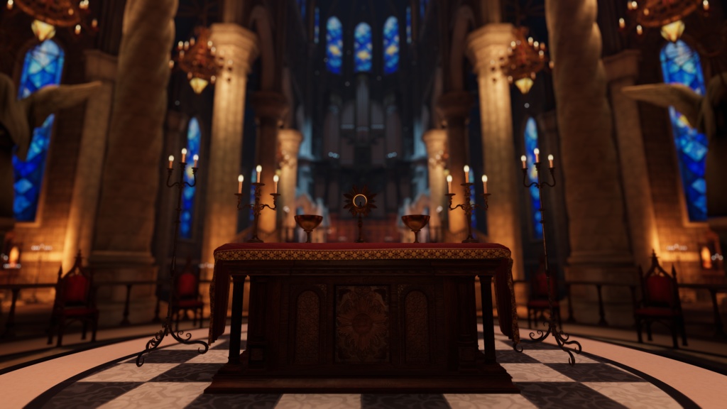 オリジナル3Dモデル「The Gloam Cathedral」