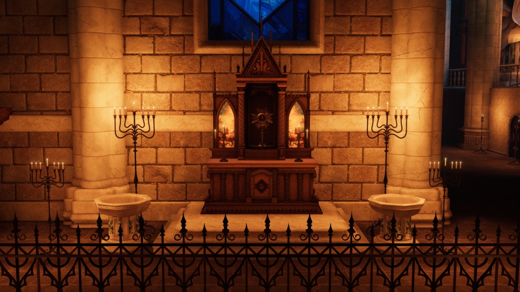 オリジナル3Dモデル「The Gloam Cathedral」