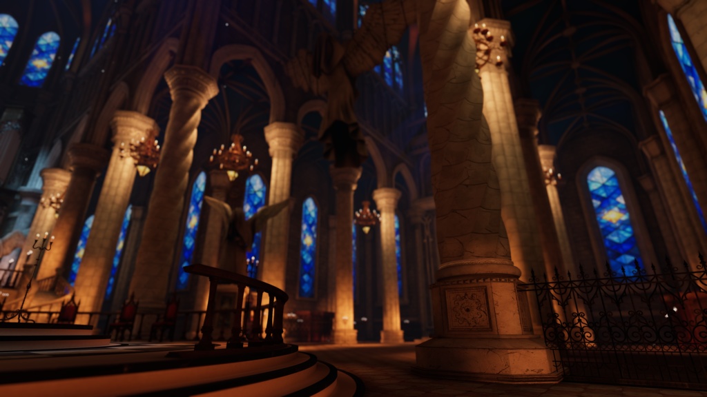 オリジナル3Dモデル「The Gloam Cathedral」