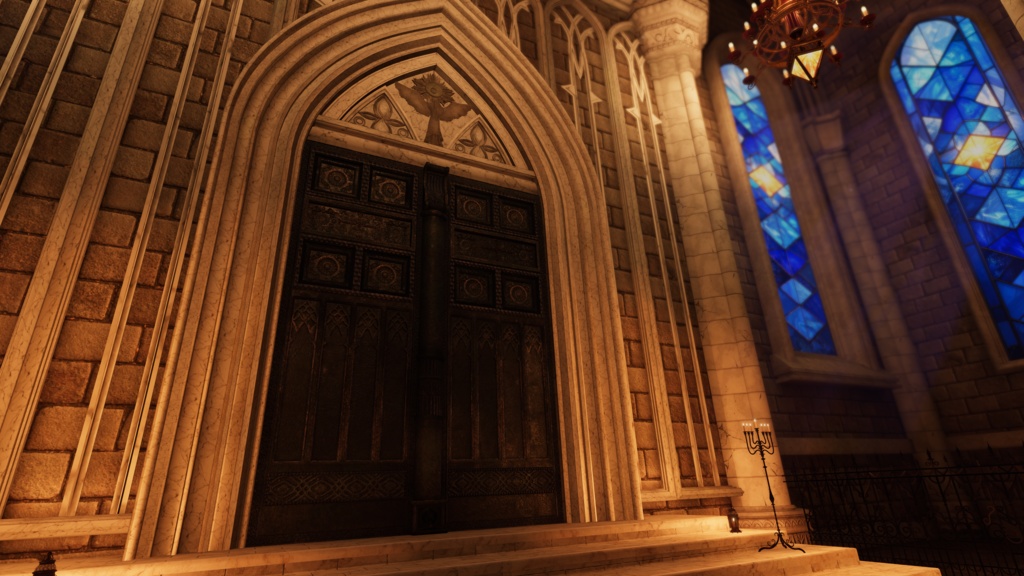 オリジナル3Dモデル「The Gloam Cathedral」