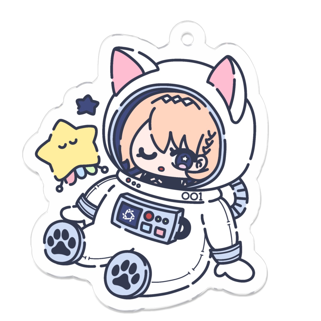 カムパネルラ4周年記念 ミニキャラアクリルキーホルダー