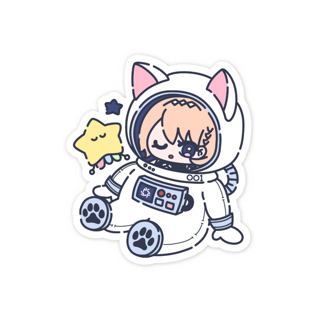 カムパネルラ4周年記念 SDステッカー