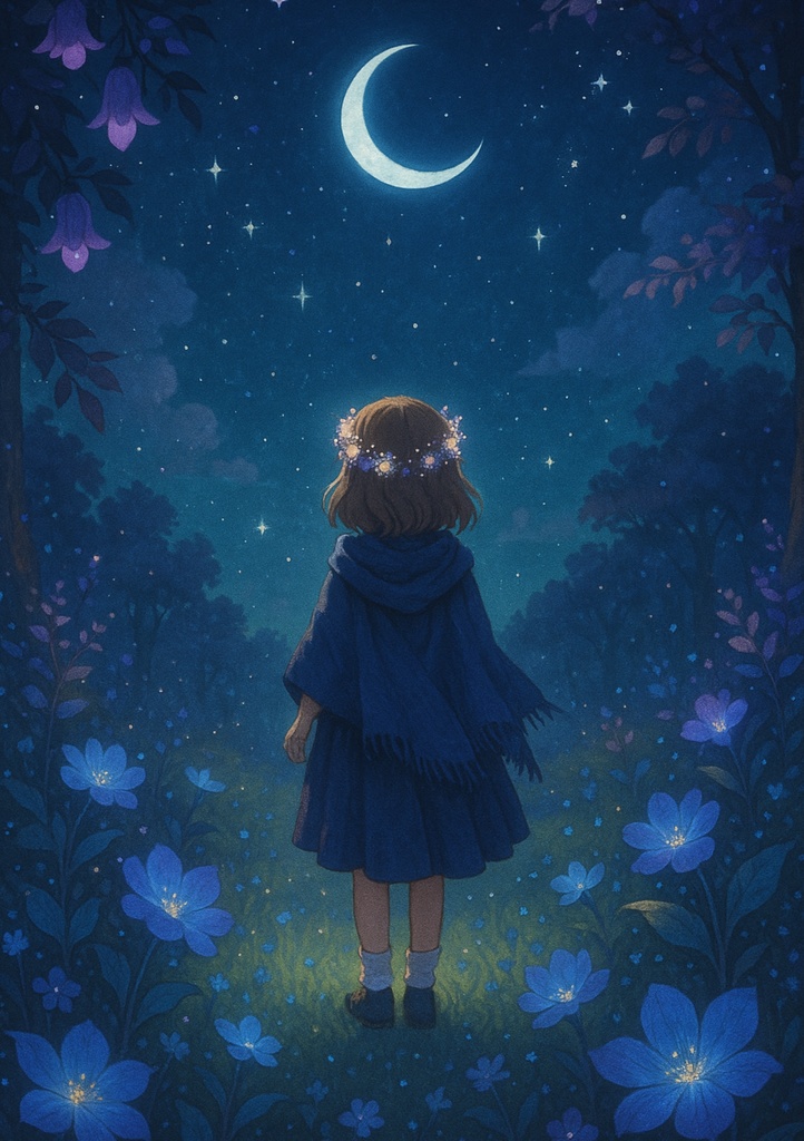 月影に咲いた詩 – No.01「月の森できみを待つ」