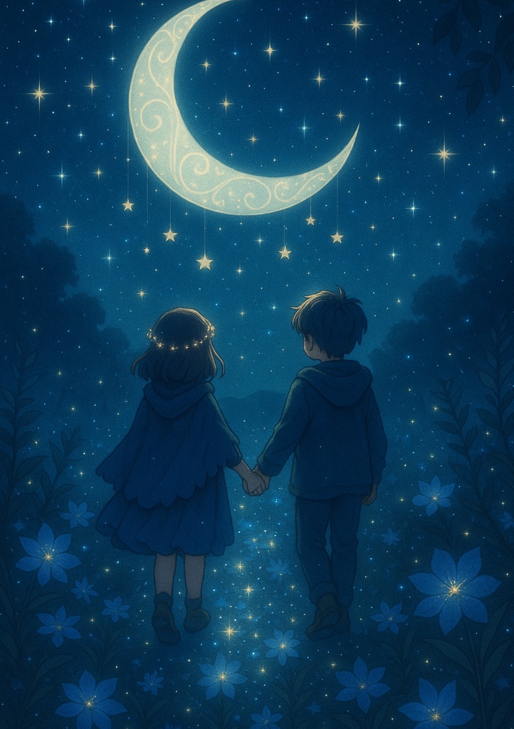 月影に咲いた詩 – No.06「星明かりの道をきみと歩く」