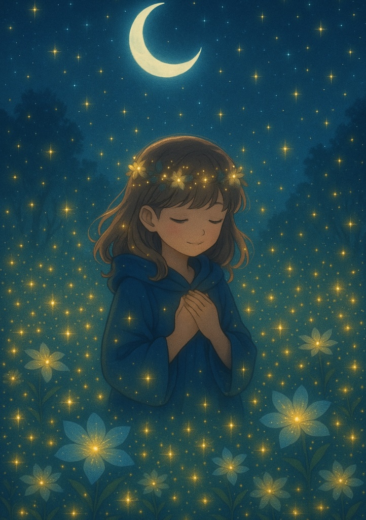 月影に咲いた詩 – No.14「夢のつづきは月の向こうで」