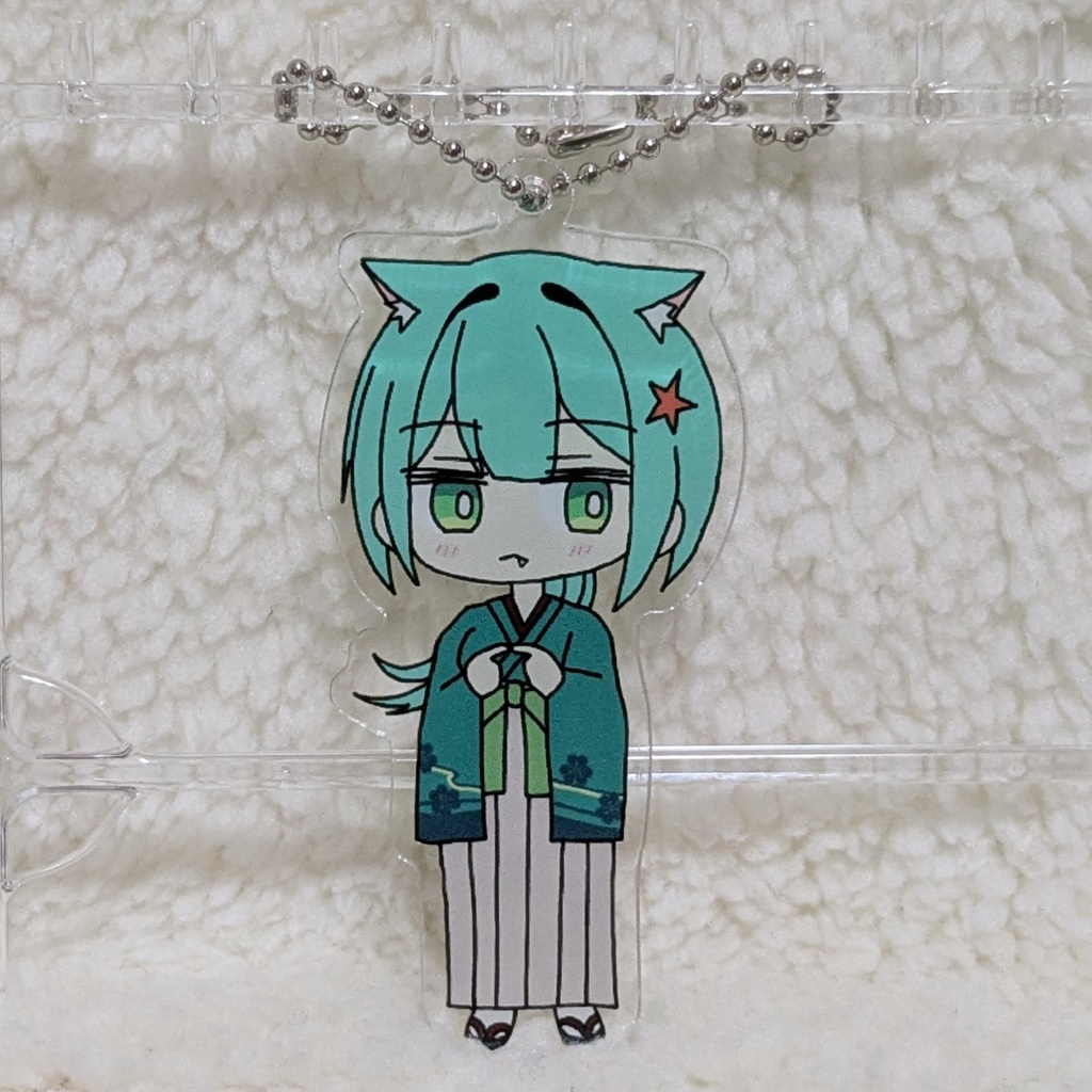 稲荷屋コン　ミニキャラ　アクリルキーホルダー
