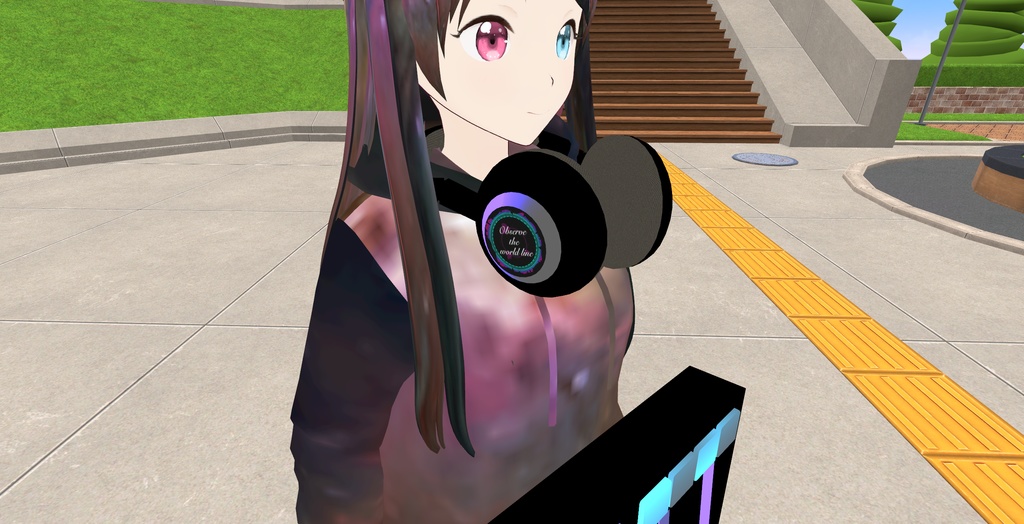 【cluster用アイテム】Nebula Keys & Headphone