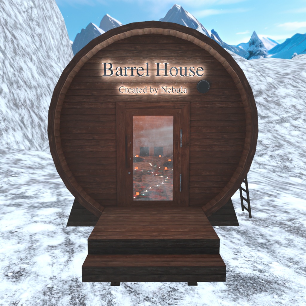 【VRChat・cluster向けワールド】Barrel House (Day/Night)