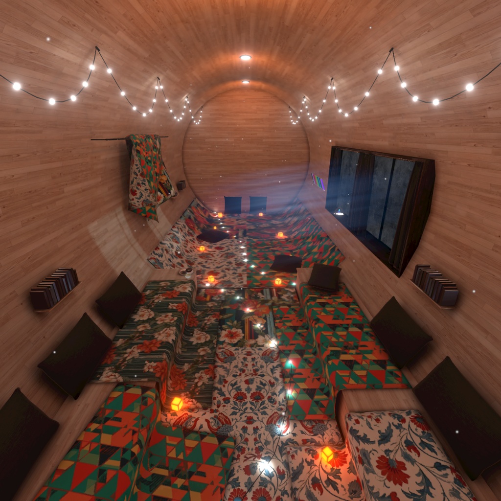 【VRChat・cluster向けワールド】Barrel House (Day/Night)