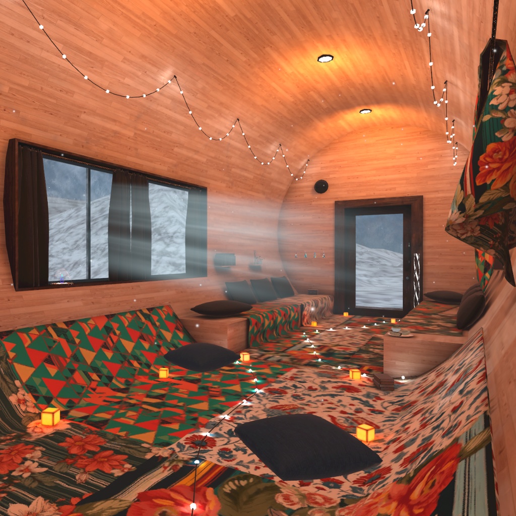 【VRChat・cluster向けワールド】Barrel House (Day/Night)