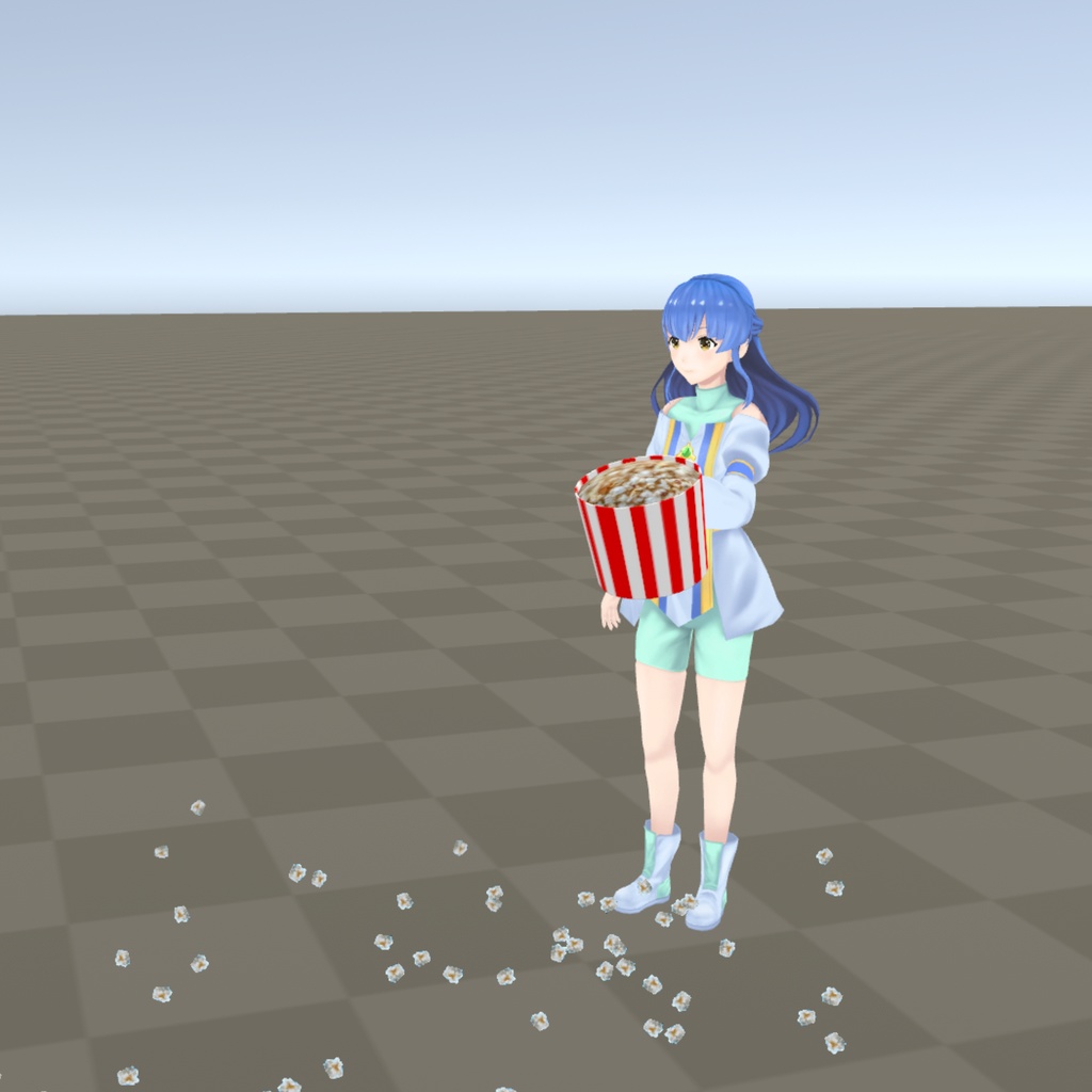 【無料】【cluster用アイテムギミック】Popcorn