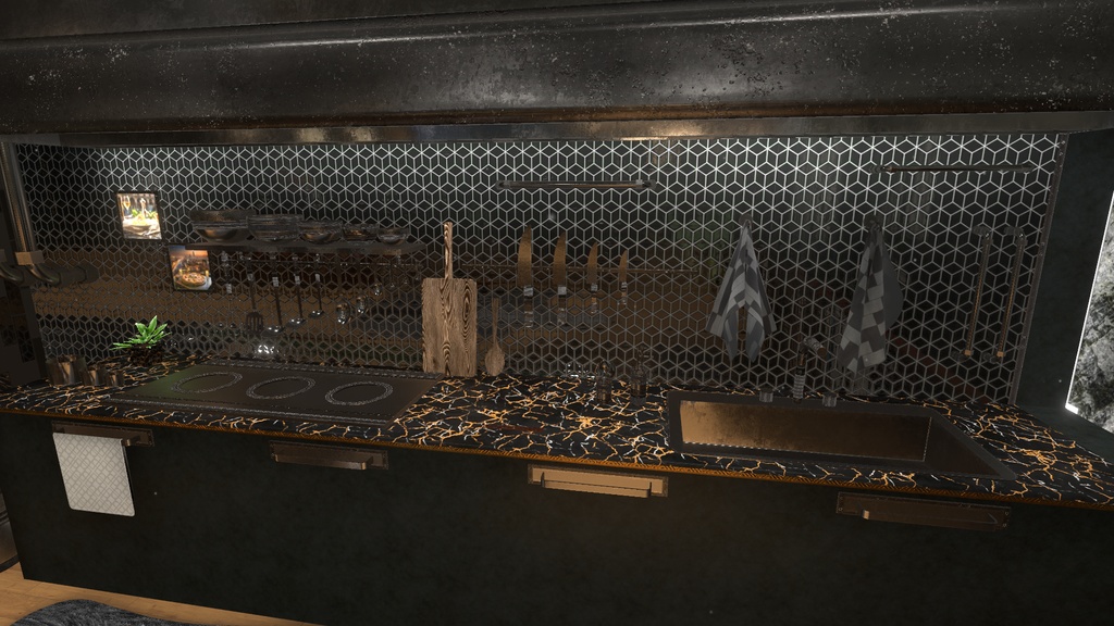 【VRChat向けワールド】Black Lotus