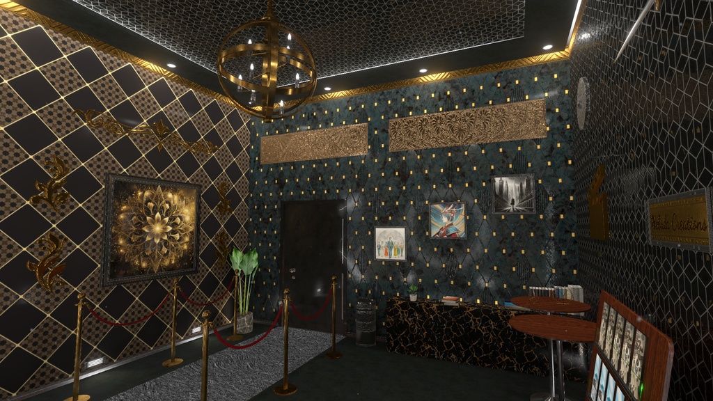 【VRChat向けワールド】Black Lotus