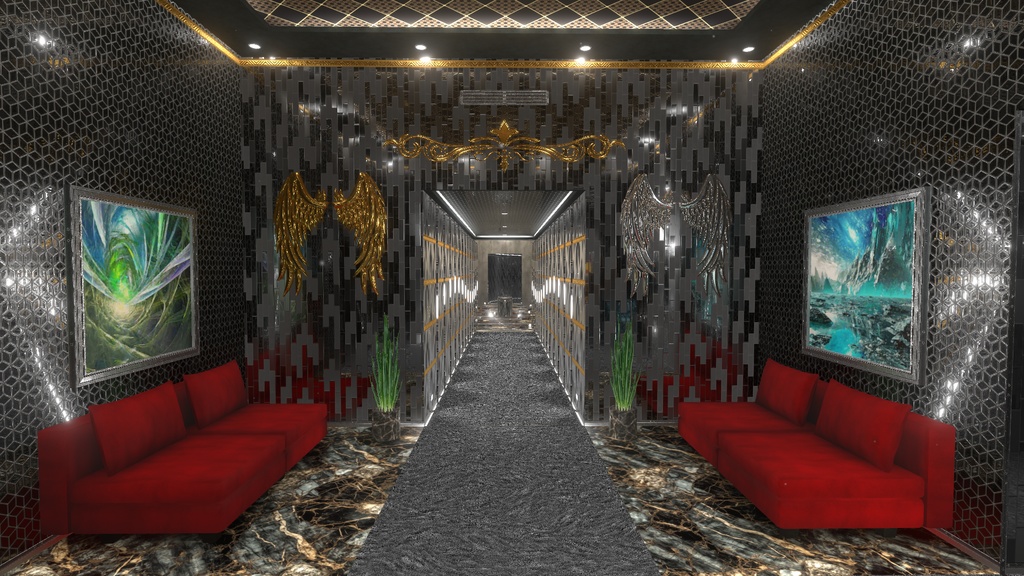 【VRChat向けワールド】Black Lotus