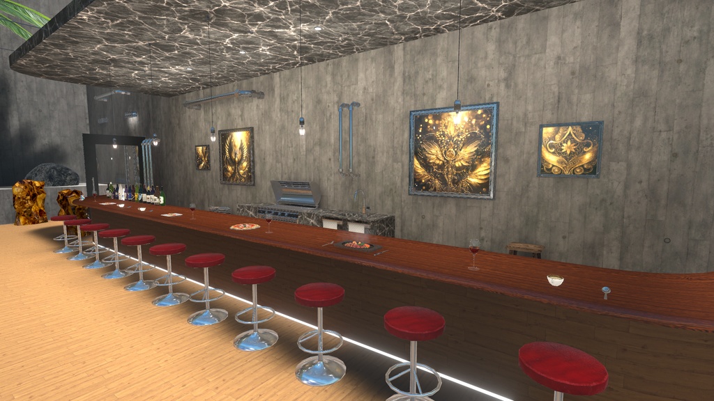 【VRChat向けワールド】Black Lotus