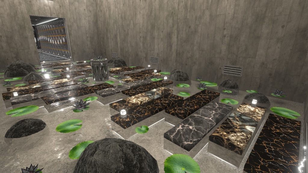 【VRChat向けワールド】Black Lotus