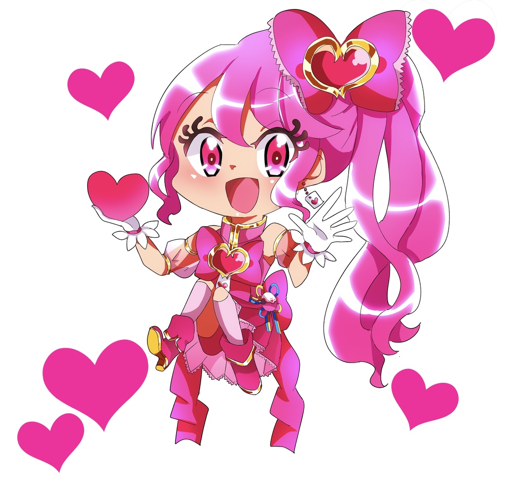 【創作】マギアハート アクリルキーホルダー